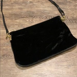 H&M velvet, velour crossbody bag